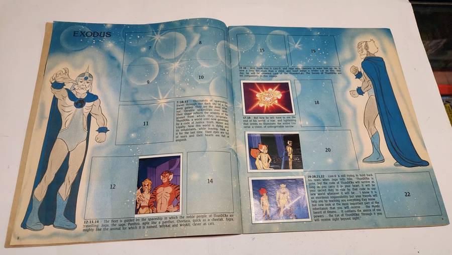 1986 Thundercats Panini Sticker Album 47/264 Stickers Present Vintage Figure
