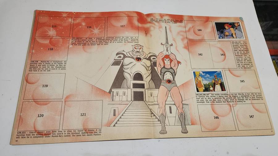 1986 Thundercats Panini Sticker Album 47/264 Stickers Present Vintage Figure