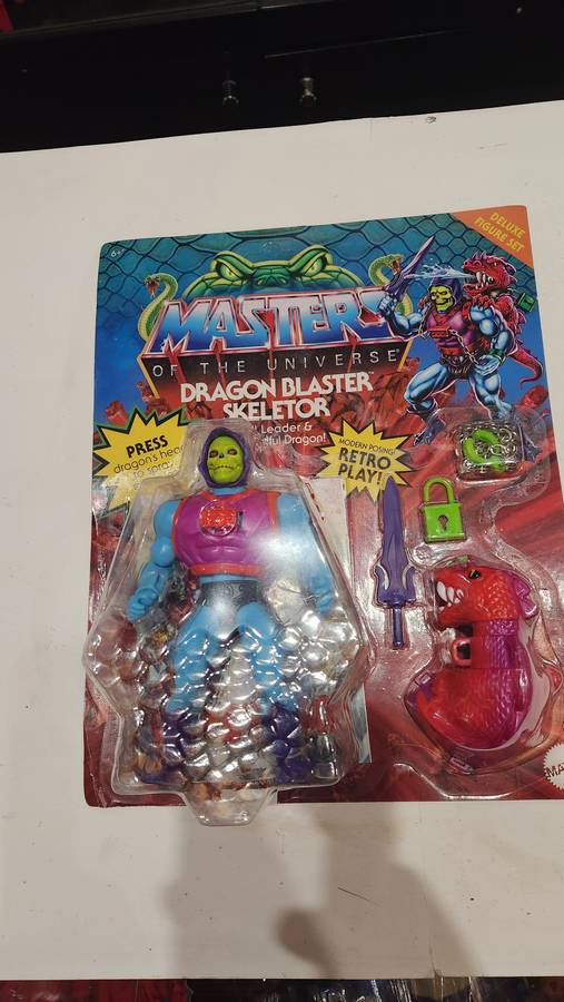 Masters Of The Universe (Motu) Origins Dragon Blaster Skeletor Figure Moc