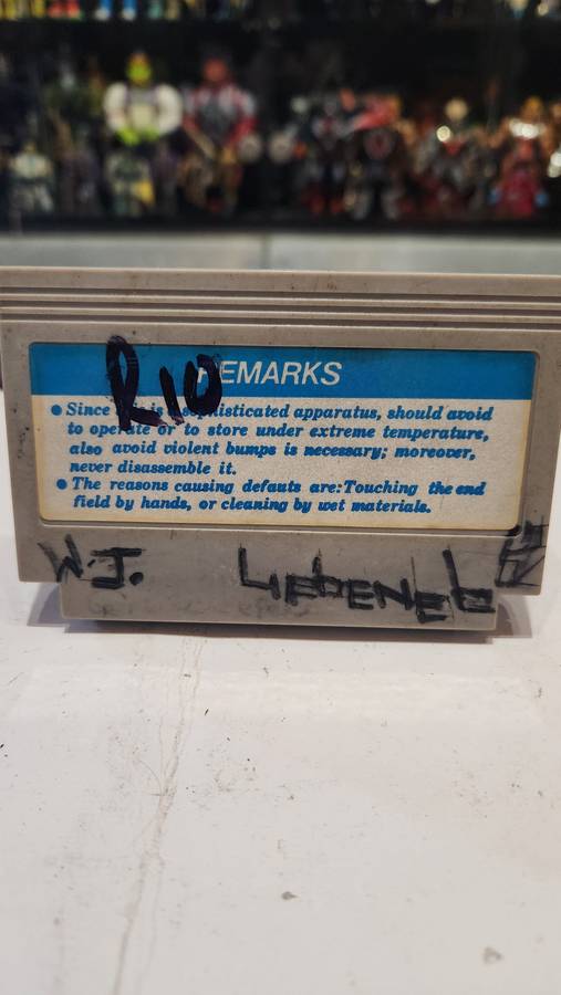 Vintage Tv Game Cartridge Famicom Karateka