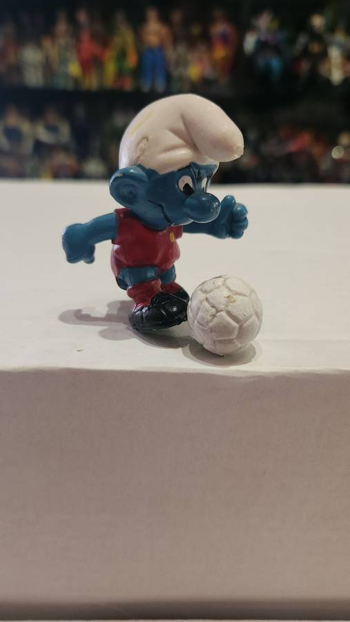 1978 Vintage Peyo Soccer Player Smurf