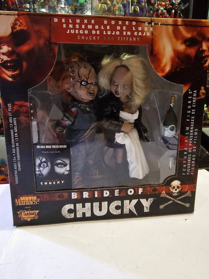 Moc 1999 Mcfarlane Bride Of Chucky Deluxe Set
