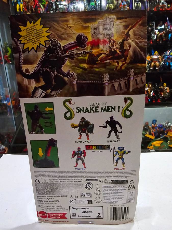 Masters Of The Universe (Motu) Origins Terroar Figure Moc