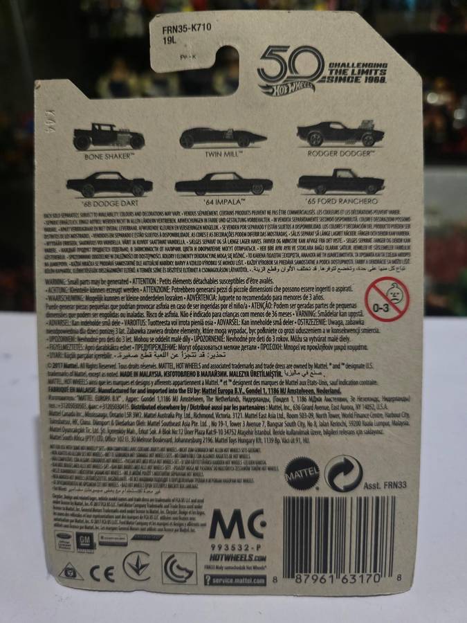 Moc HotWheels Twin Mill 50th Anniversary