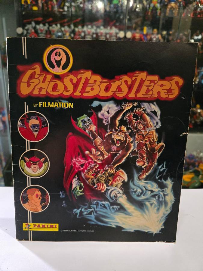 1987 FILMATION GHOSTBUSTERS PANINI STICKER ALBUM 132/240 Stickers Present Vintage Figure
