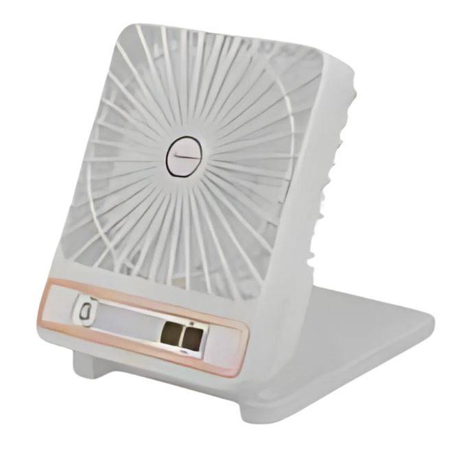 Desktop Solar Fan with light