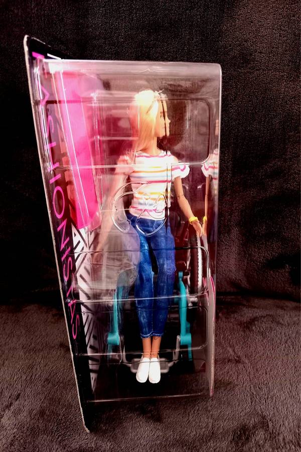 Barbie doll in wheelchair