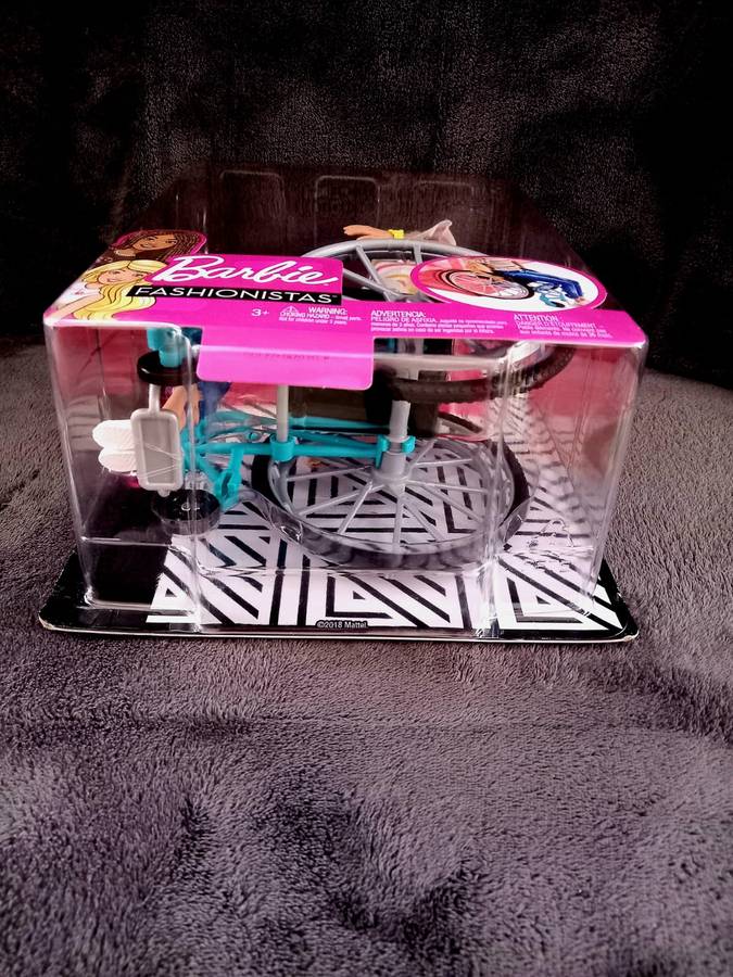 Barbie doll in wheelchair