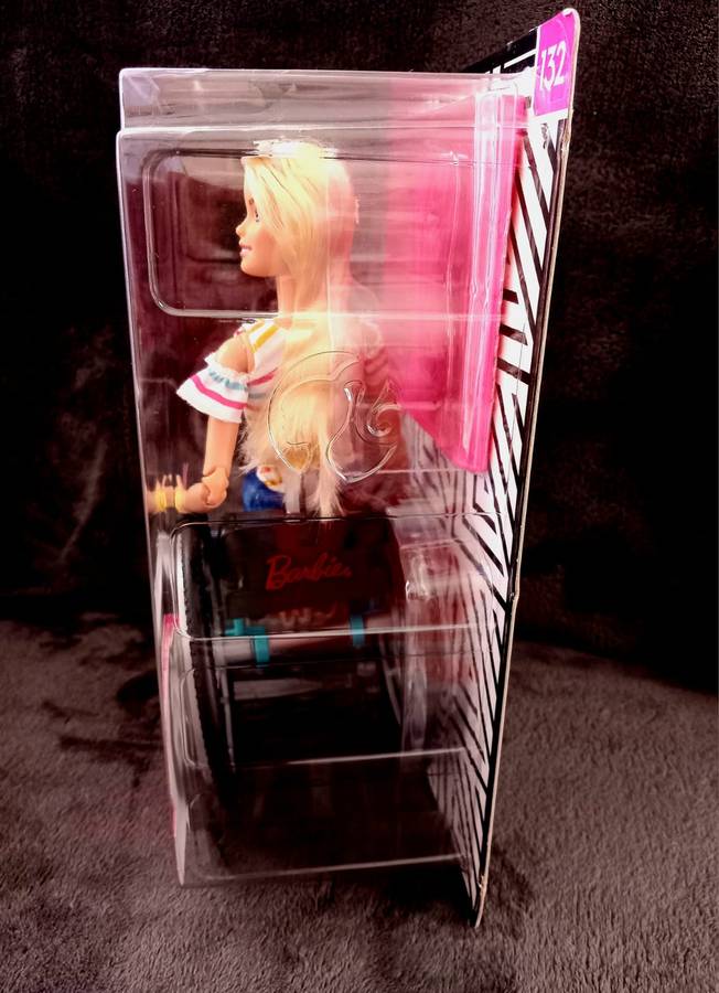 Barbie doll in wheelchair