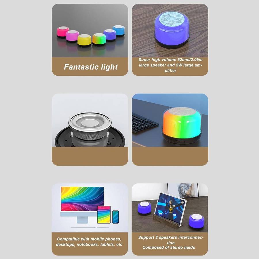 **LOCAL STOCK**Somo SM-505 RGB Bluetooth Speaker