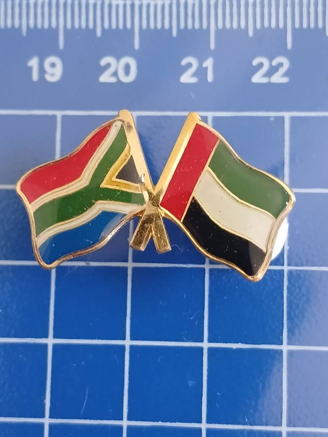 Flag Pin - South Africa Friendship