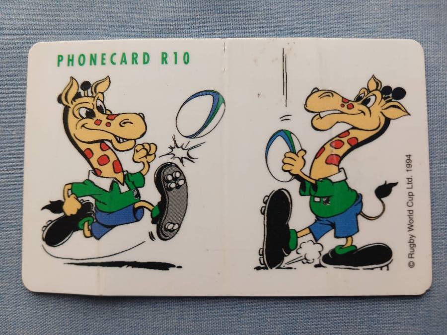 Phone Card Telkom Rugby World Cup 1995