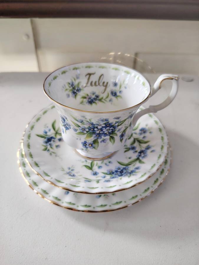 Royal Albert Forget me not July flower of the month