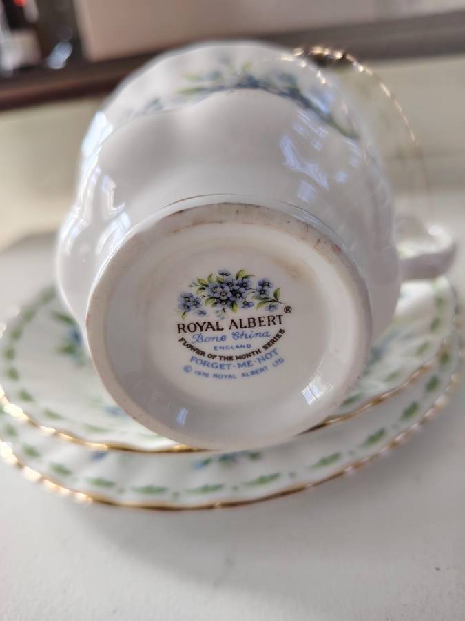 Royal Albert Forget me not July flower of the month