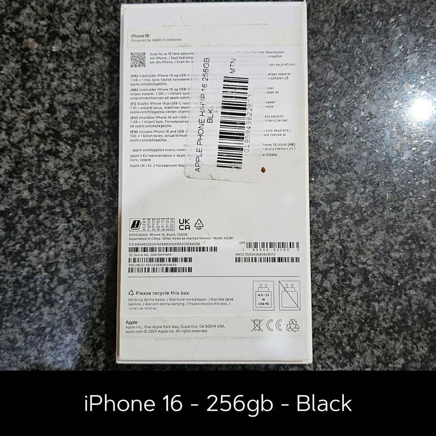 iPhone 16 256gb - As new, Unwanted Christmas Present