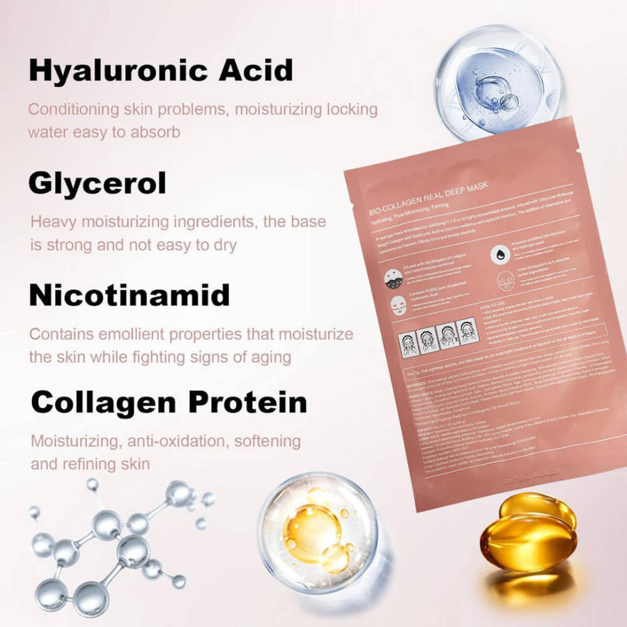 Bio-Collagen Real Deep Hydrating Mask