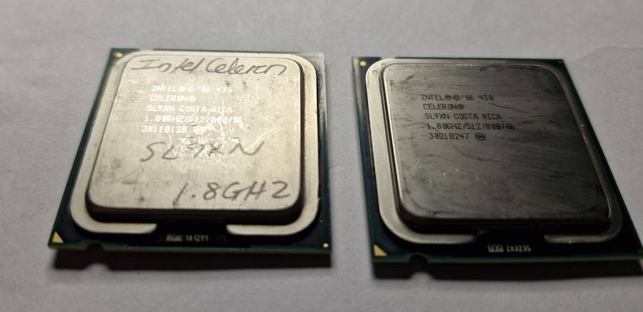 Set of 4 for R100 - Intel Celeron Processors 1.80GHz