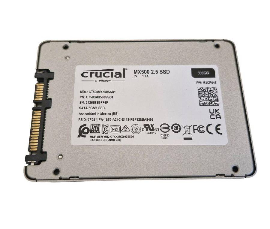 Crucial MX500 - 500Gb 6GB/s SATA SSD