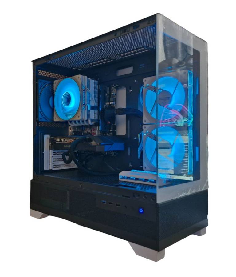 Gaming PC with ARGB, GTX1660 Ti 6Gb GPU, i5-9600KF CPU, 16Gb RAM, 512Gb NvMe, Win 11 Pro