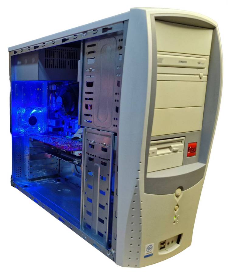 Vintage XP 32bit Desktop PC, GF 6800LE 128Mb GPU, P4 640 CPU, 2Gb RAM, 120Gb SSD, DVD, Win XP32bit