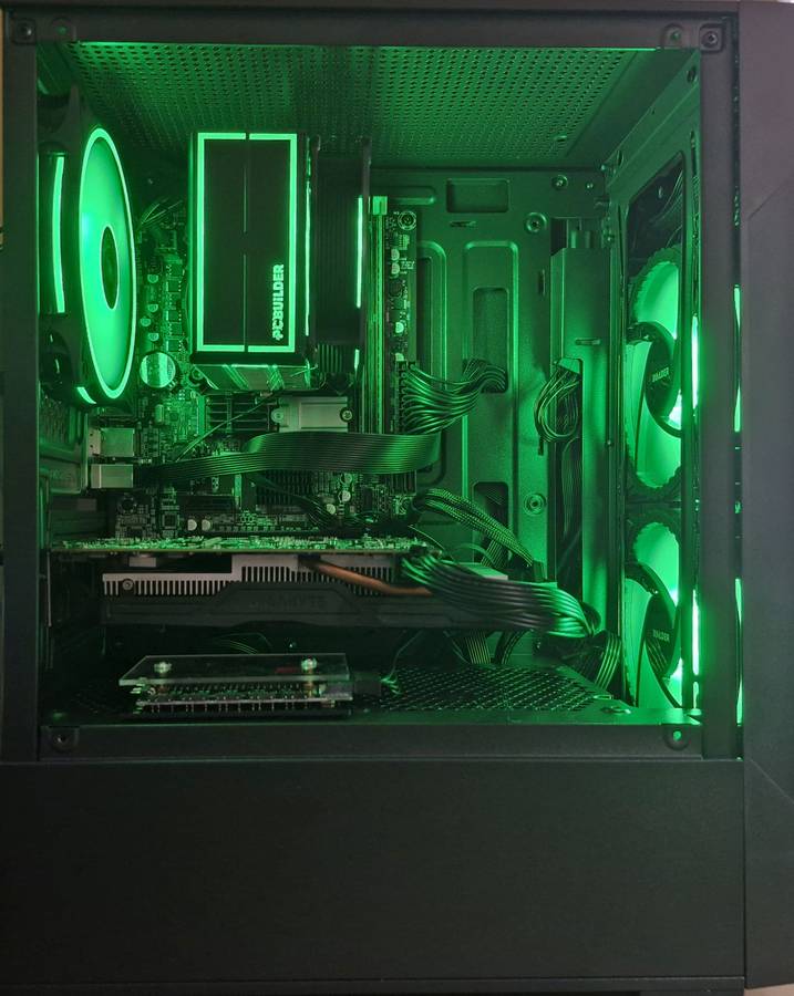 Gaming PC with ARGB, GTX1060 6Gb GPU, i5-4590 CPU, 16Gb RAM, 512Gb NvMe, Win 11 Pro