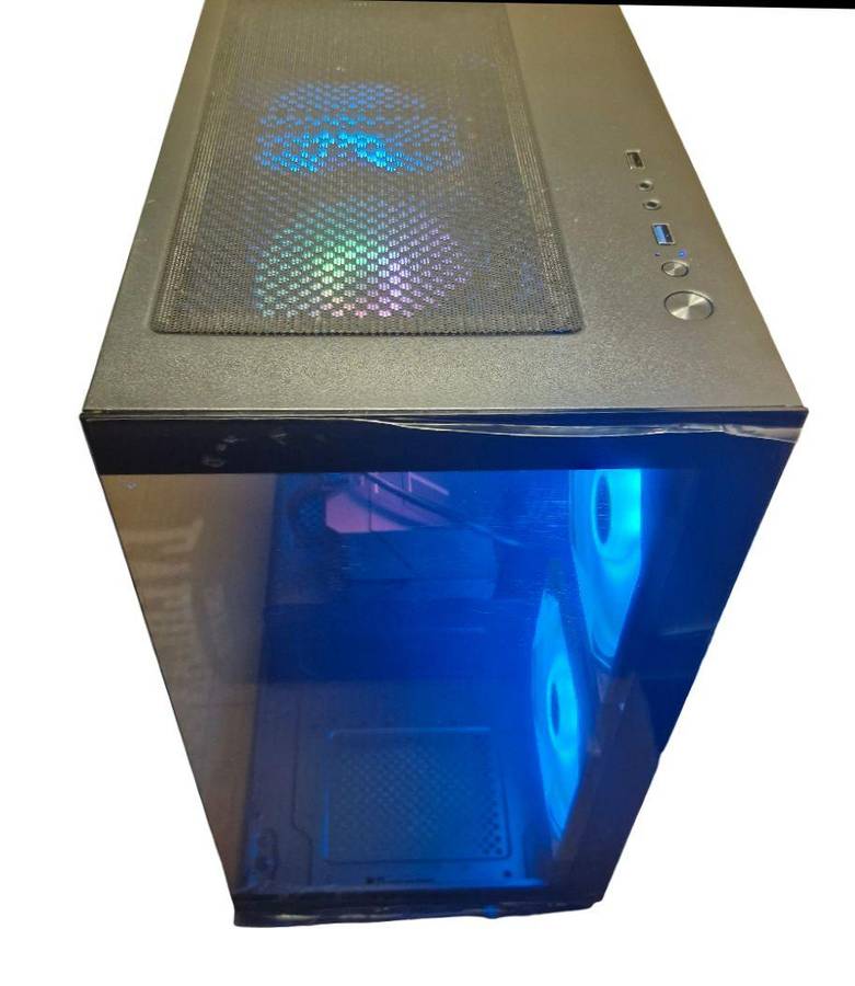 Gaming PC with ARGB, GTX1660 Super 6Gb GPU, i5-7500 CPU, 16Gb RAM, 512Gb NvMe, Win 11 Pro