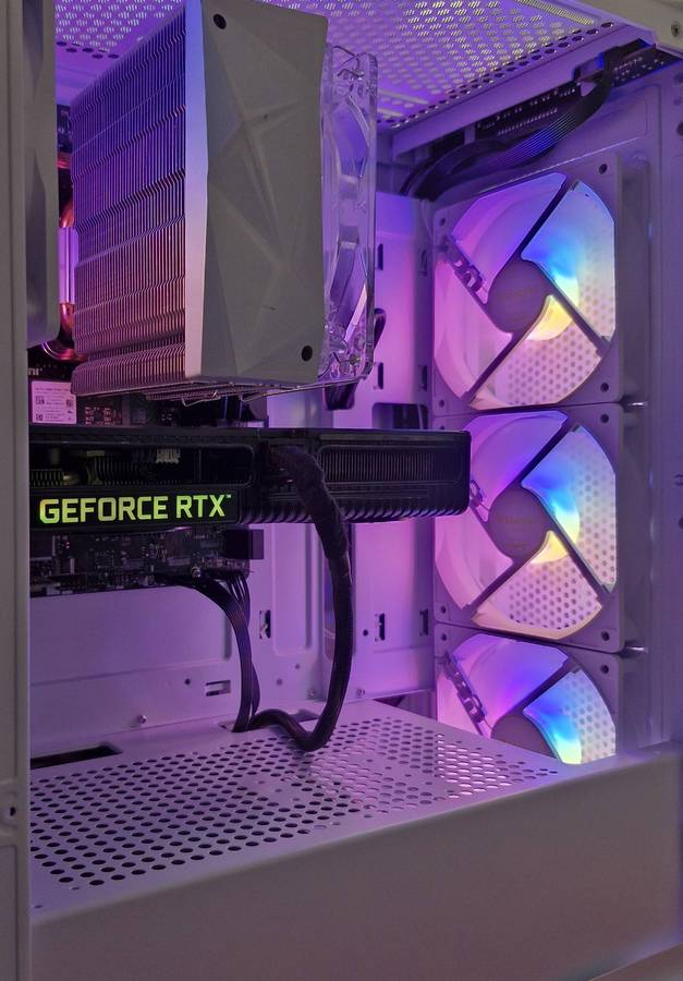 Gaming PC with static ARGB, RTX3060 12Gb GPU, i5-12400 CPU, 32Gb RAM, 1Tb NvMe, Win 11 Pro