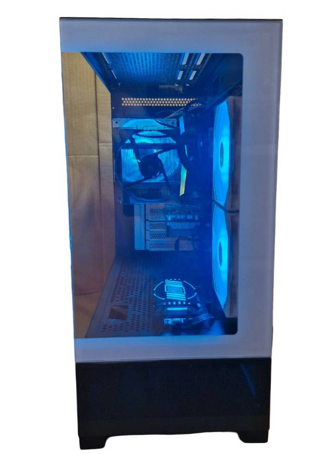 Gaming PC with ARGB, RTX3050 6Gb Low Profile GPU, i5-10400 CPU, 16Gb RAM, 512Gb NvMe, Win 11 Pro