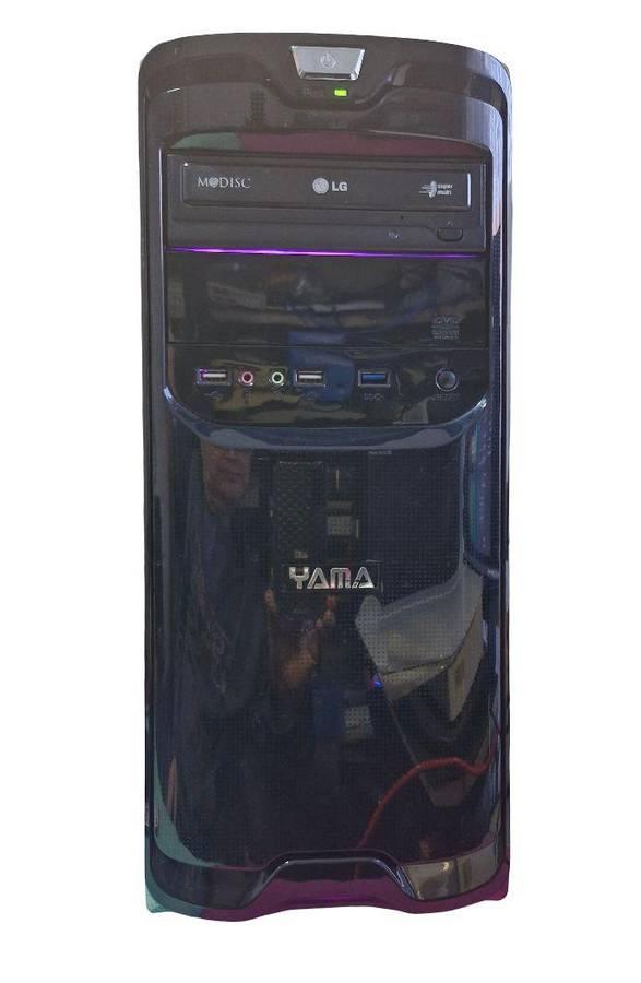 Gaming PC with ARGB, GT1060 6Gb GPU, i5-4590 CPU, 16Gb RAM, 512Gb SSD, DVD, Win 11 Pro