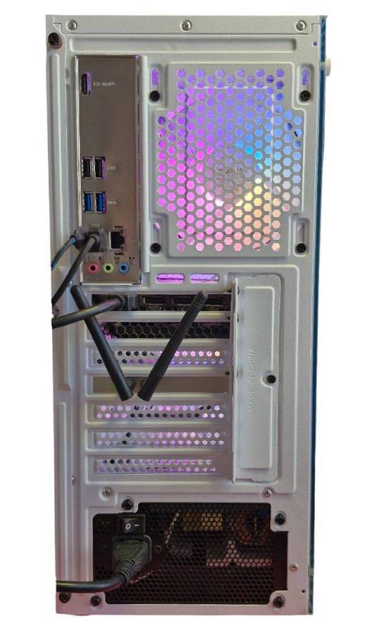 Gaming PC with static ARGB, RTX3060 12Gb GPU, i5-12400 CPU, 32Gb RAM, 1Tb NvMe, Win 11 Pro