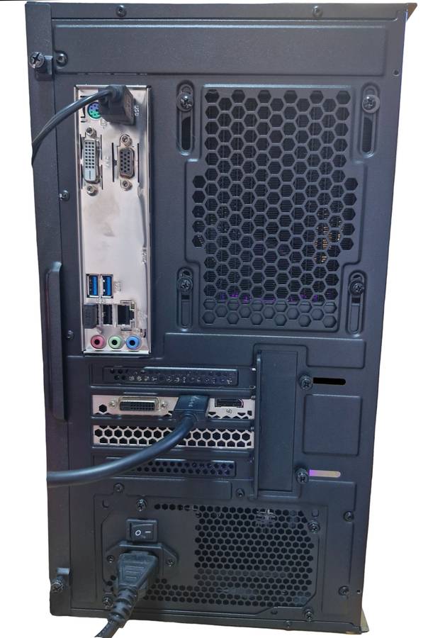 Gaming PC with aRGB, GTX1660 Ti 6Gb GPU, i5-9500 CPU, 16gb RAM, 512Mb NvMe, Win 11 & Office 2016 Pro