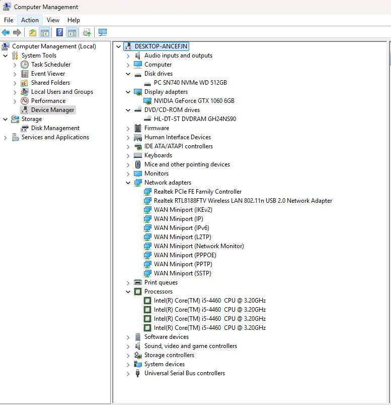Gaming PC with ARGB, GT1060 6Gb GPU, i5-4460 CPU, 16Gb RAM, 512Gb NvMe, Win 11 Pro