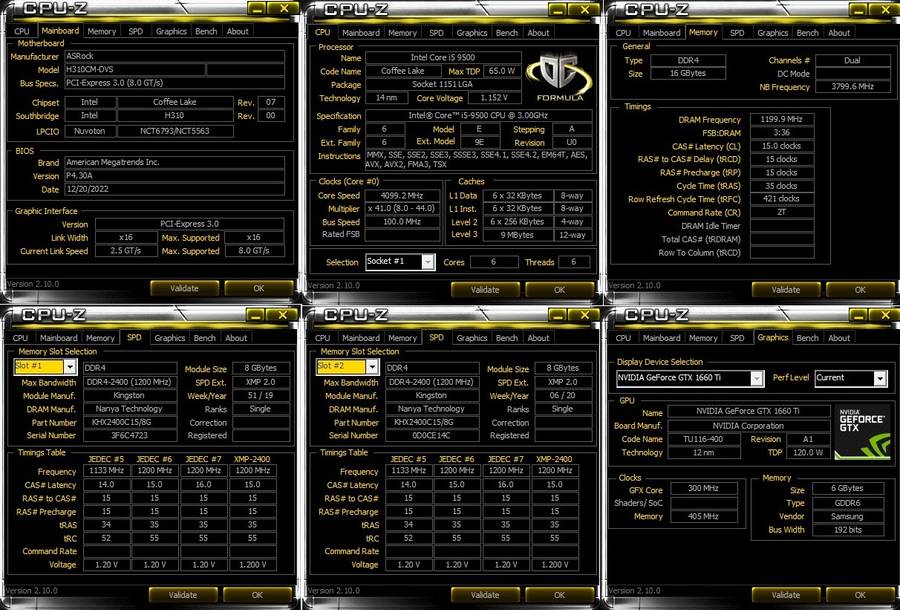 Gaming PC with aRGB, GTX1660 Ti 6Gb GPU, i5-9500 CPU, 16gb RAM, 512Mb SSD, Win 11 & Office 2021 Pro