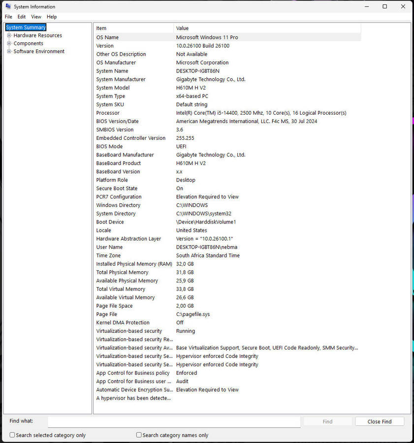 Gaming PC with ARGB, RTX3070 8Gb GPU, i5-14400 CPU, 32Gb DDR5 RAM, 1Tb Gen 4 NvMe, Win 11 Pro