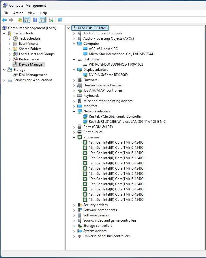Gaming PC with static ARGB, RTX3060 12Gb GPU, i5-12400 CPU, 32Gb RAM, 1Tb NvMe, Win 11 Pro