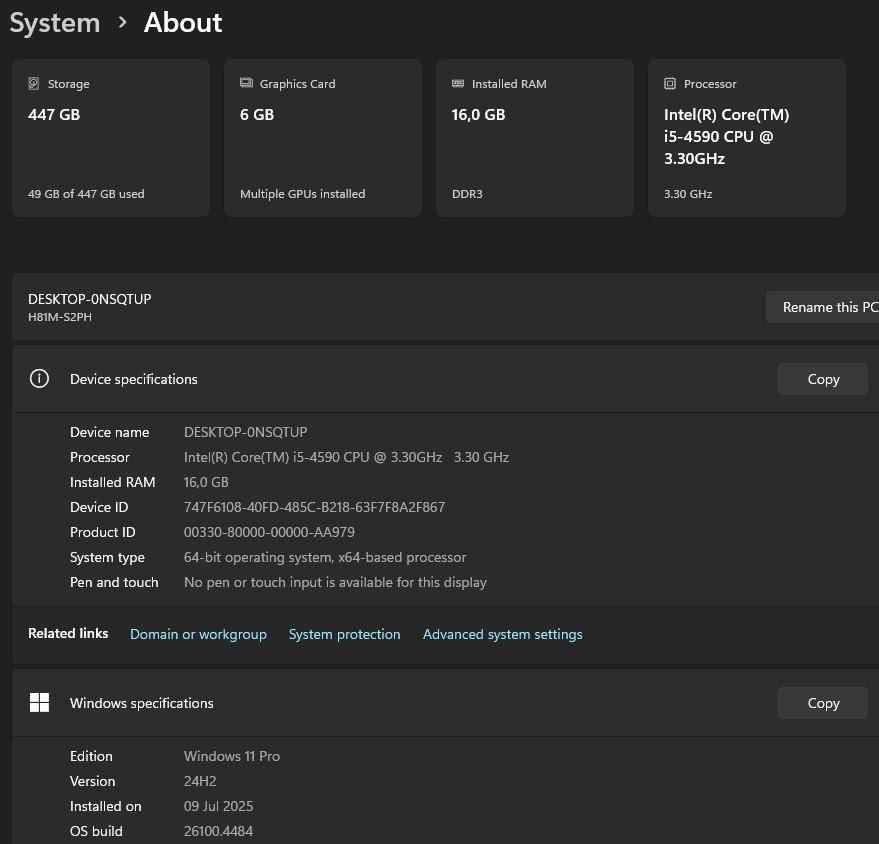 Gaming PC with ARGB, GT1060 6Gb GPU, i5-4590 CPU, 16Gb RAM, 512Gb SSD, DVD, Win 11 Pro