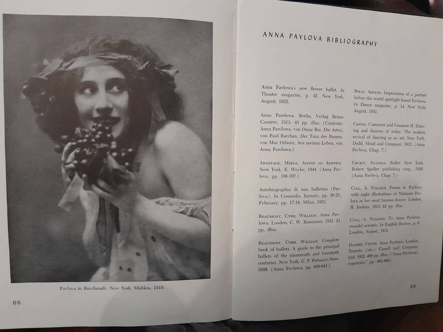 Pavlova - autographed postcard (includes book)