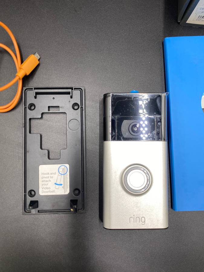 Ring Video Doorbell 2nd Gen | 1080p HD Video | Satin Nickel