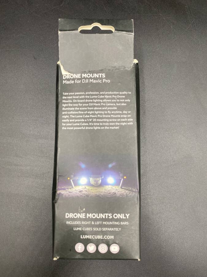 Lume Cube Mounting Kit for DJI Mavic Pro Drone & Magic Pro Platinum