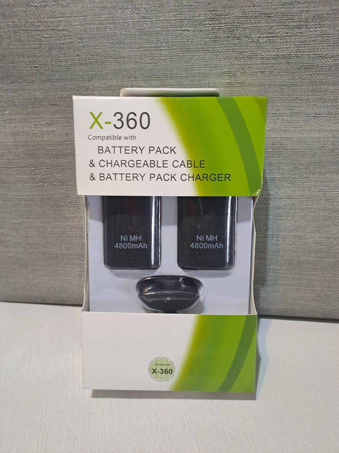 X- 360 battery pack and chargeable cable
