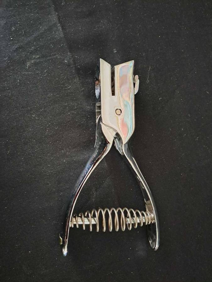 Card hole/slot puncher