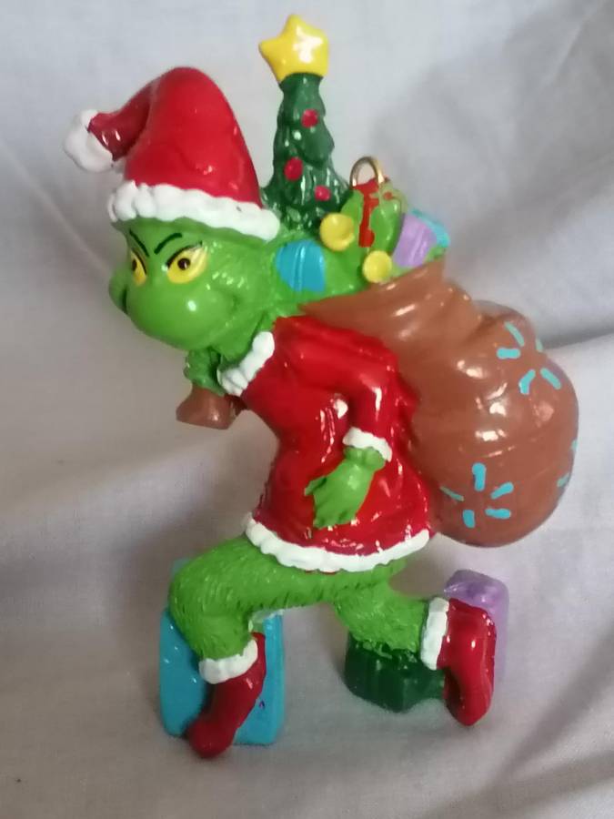 COLLECTORS THE GRINCH RESIN TREE ORNAMENT (LIMITED)(LAST ONE)