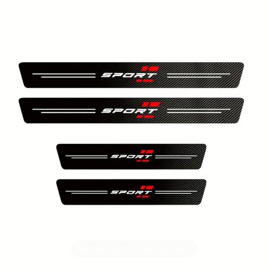 4-Pack Car Door Sill Protectors