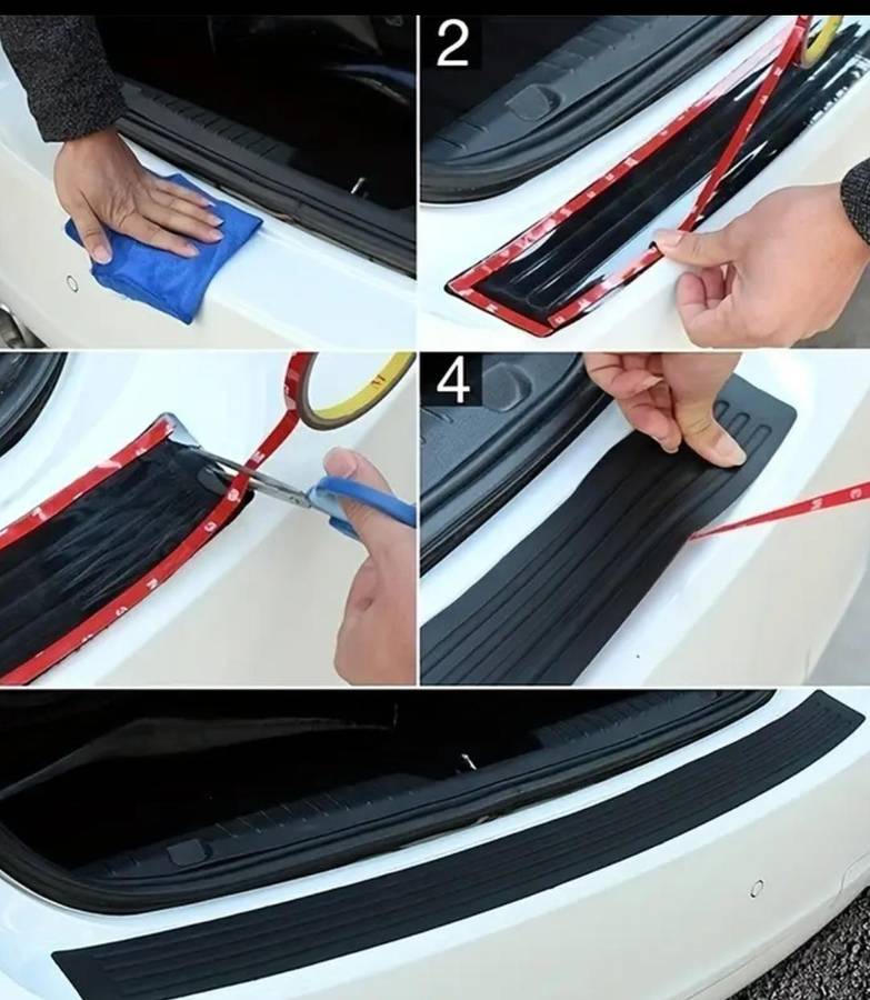 Automotive General Trunk Protection Bar Bumper Anti-collision Anti-rub Tail Door Decorative Bar
