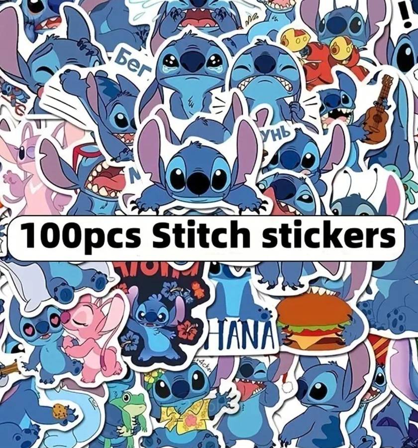 100pcs Waterproof Stitch Stickers