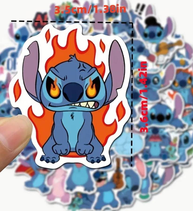 100pcs Waterproof Stitch Stickers