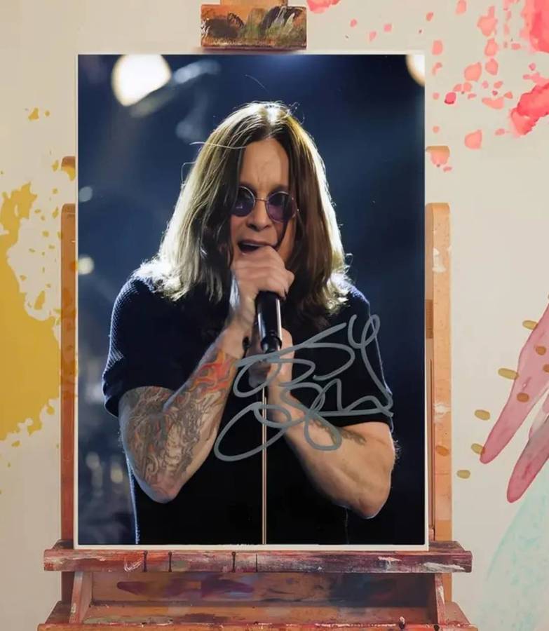 Ozzy Osbourne 1pc Frameless Canvas Wall Art
