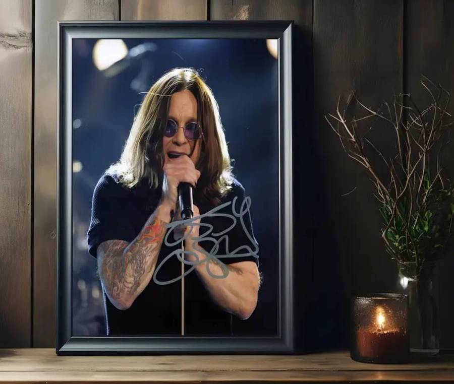 Ozzy Osbourne 1pc Frameless Canvas Wall Art