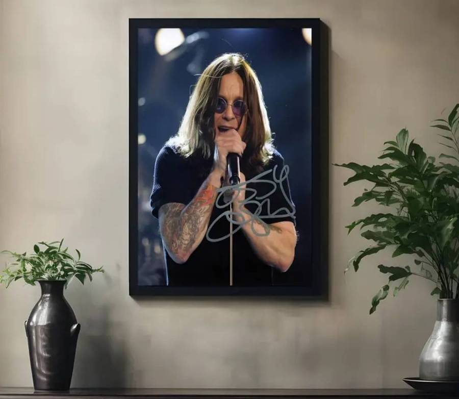 Ozzy Osbourne 1pc Frameless Canvas Wall Art