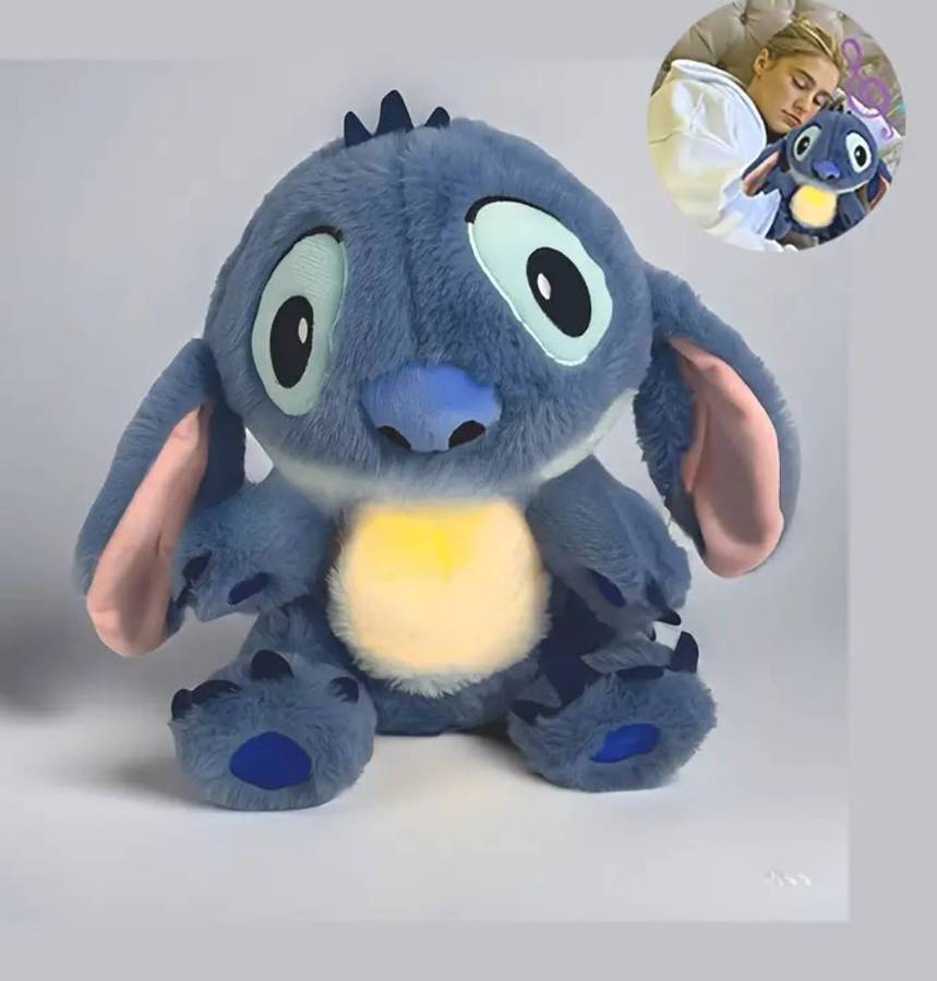 The Stitch Stuffed Animal with Sensory Details & Rhythmic Breathing Motion